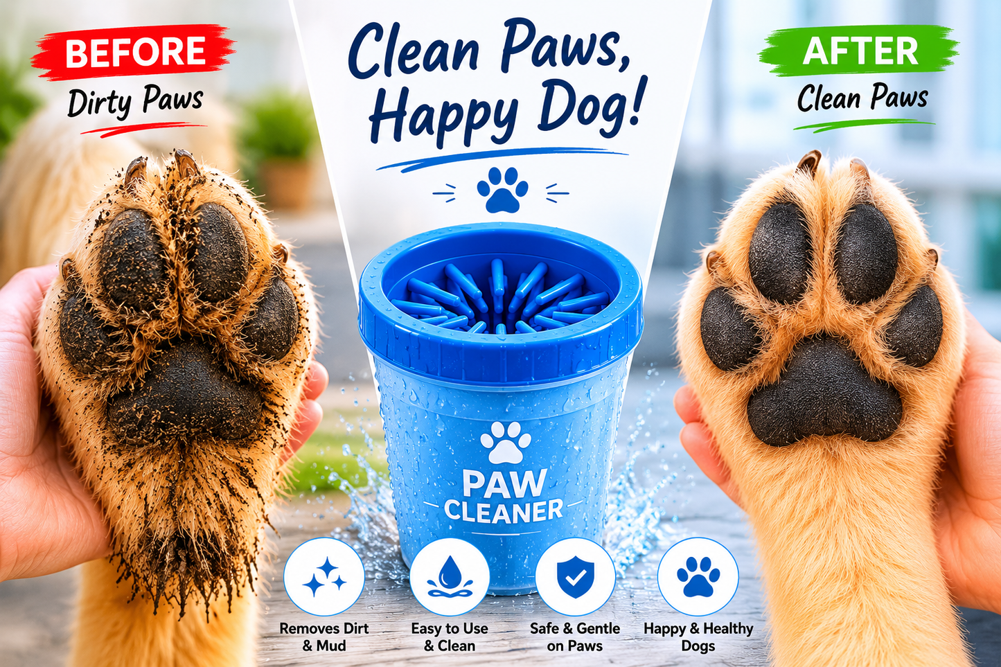 DOG PawClean Pro™ + FREE Dog Care Ebook |USA Stock 3-7 Day Delivery