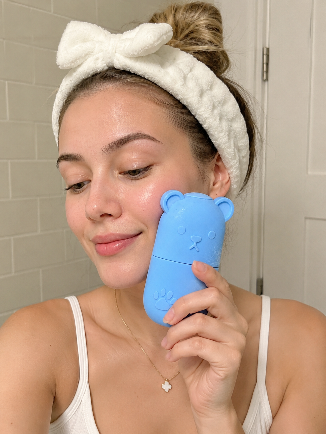 Bear Ice Face Roller - Facial - De-Pguff Glow Tool | US Stock 3-8 Dy Shipping